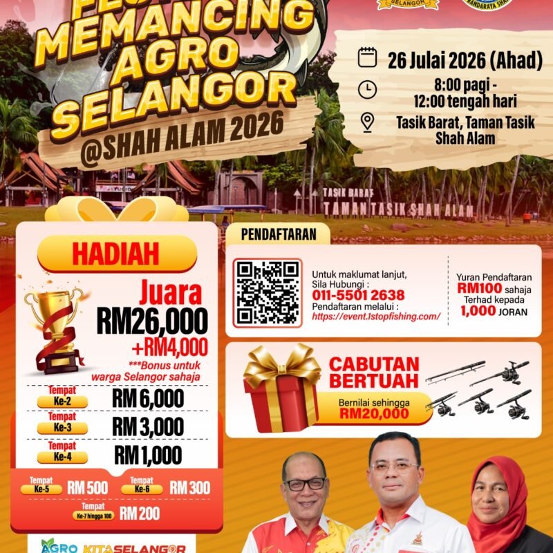 Ticket FESTIVAL MEMANCING AGRO SELANGOR @ Shah Alam 2026 - 26 Julai 2026
